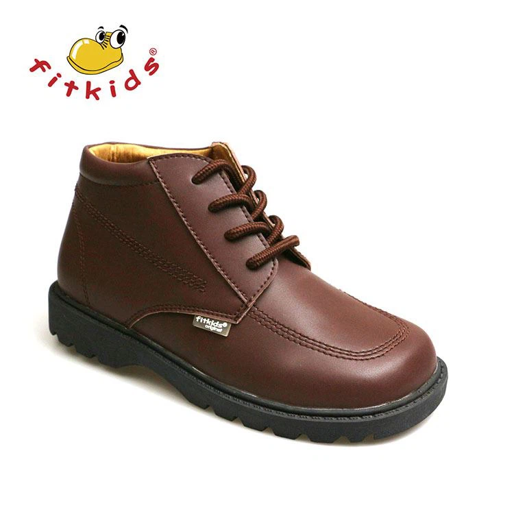 Brown School Shoes For Boys